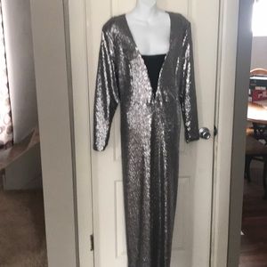 Size 24 sequined gown